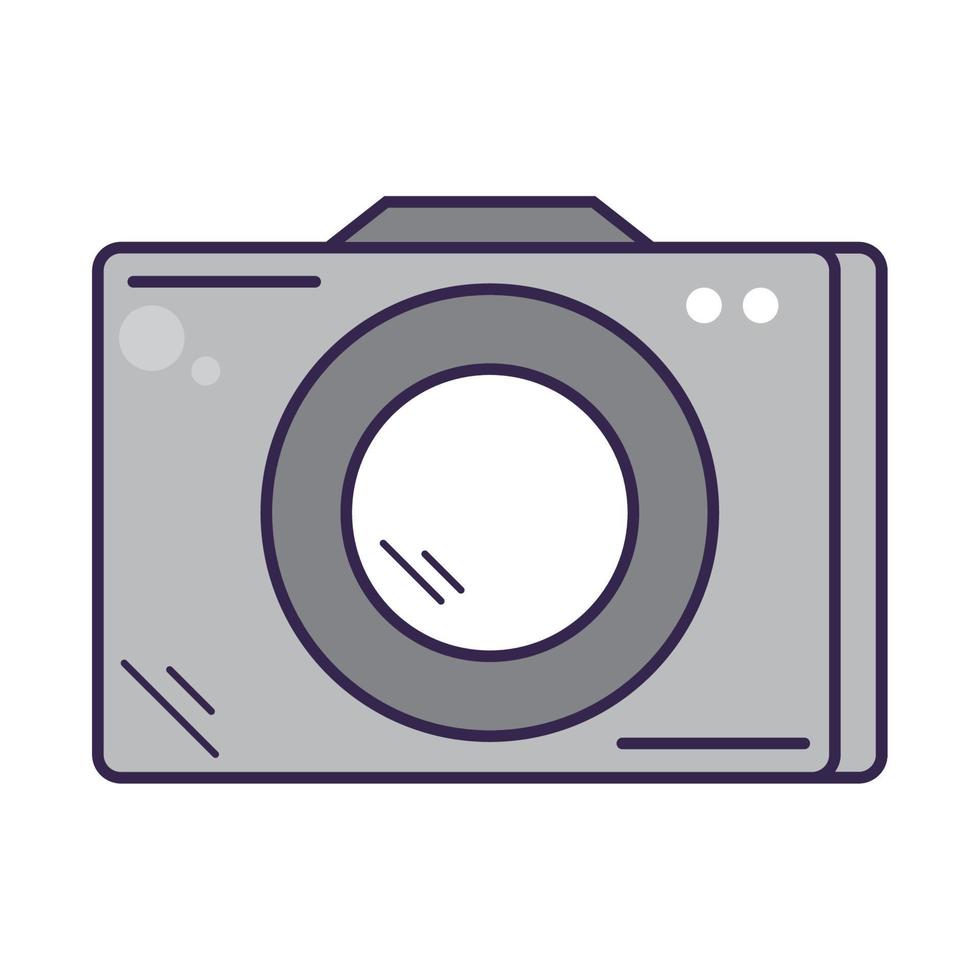 camera cartoon isolated vector