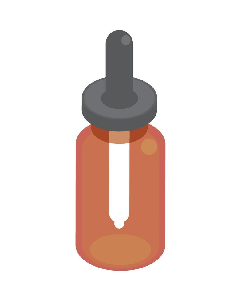 medical dropper icon vector