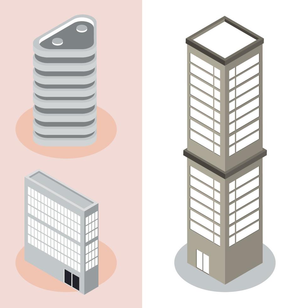 set of isometric city vector