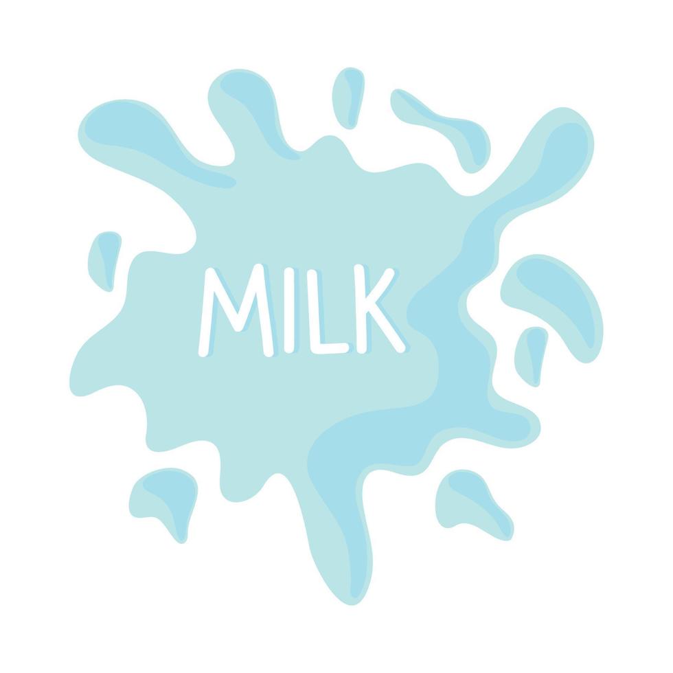 splash milk liquid vector