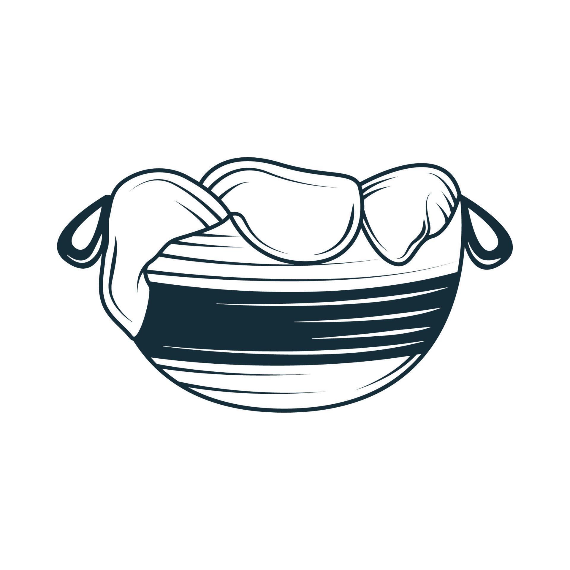 laundry basket with clothes 10796043 Vector Art at Vecteezy