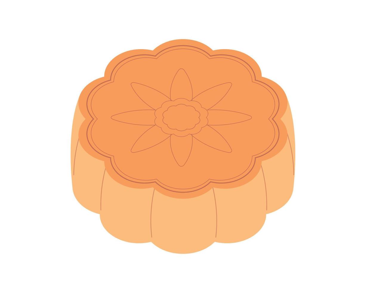 mid autumn mooncake vector