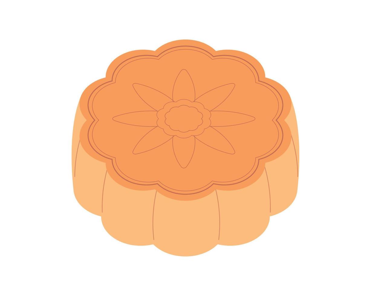 mid autumn mooncake vector