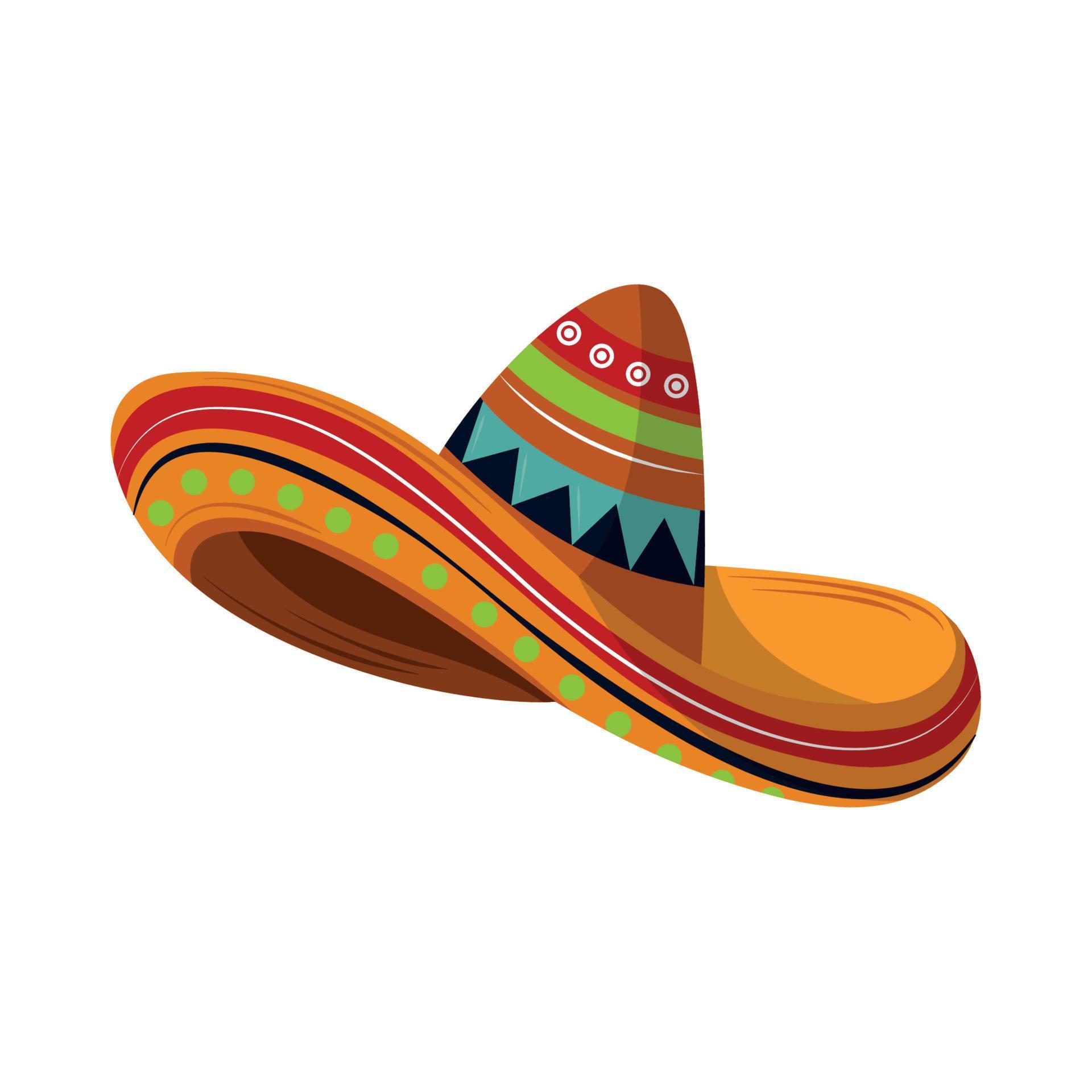 mexican hat traditional 10796277 Vector Art at Vecteezy