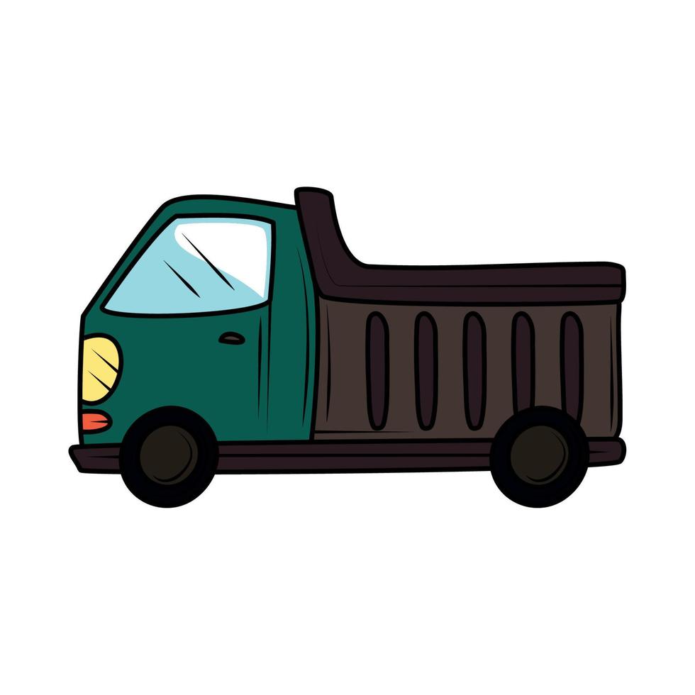 dump truck transport vector