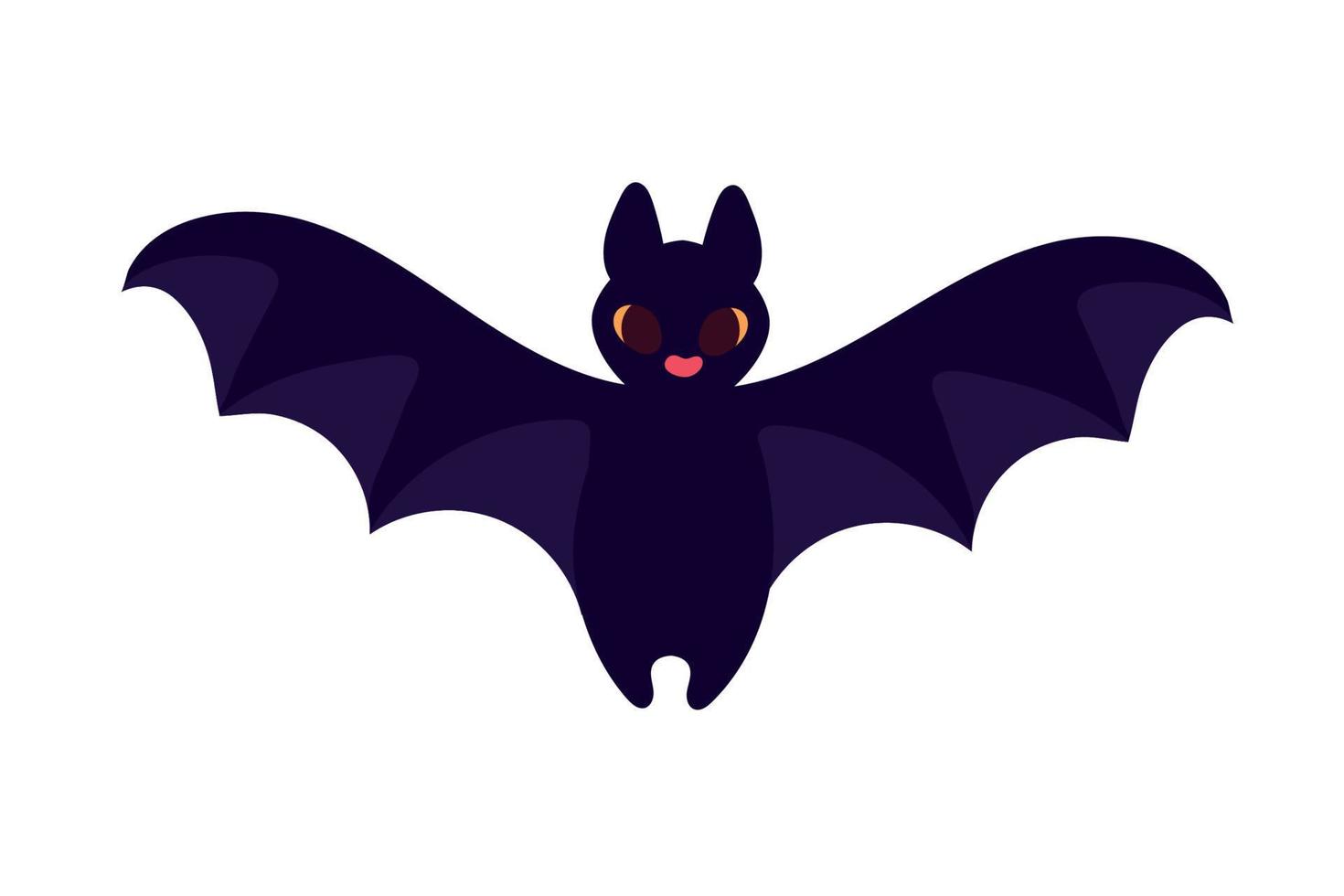 flying bat cartoon 10796439 Vector Art at Vecteezy