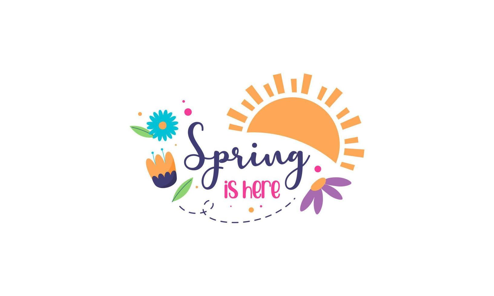 Spring Time Concept Collection vector