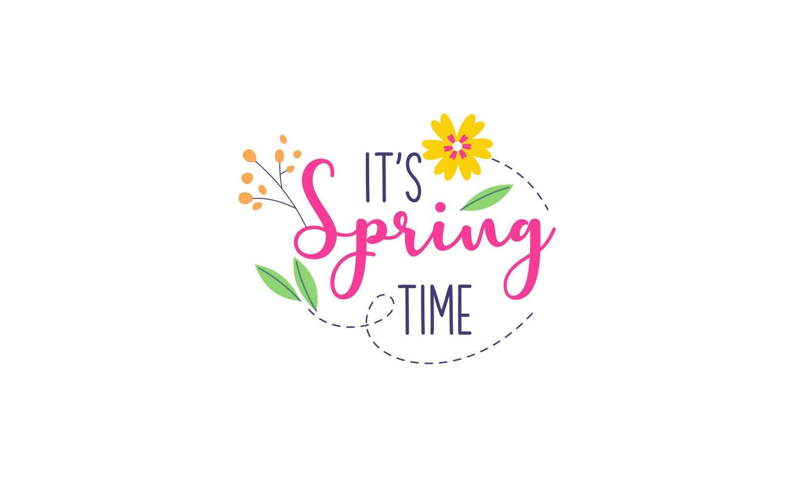 Spring Time Concept Collection vector