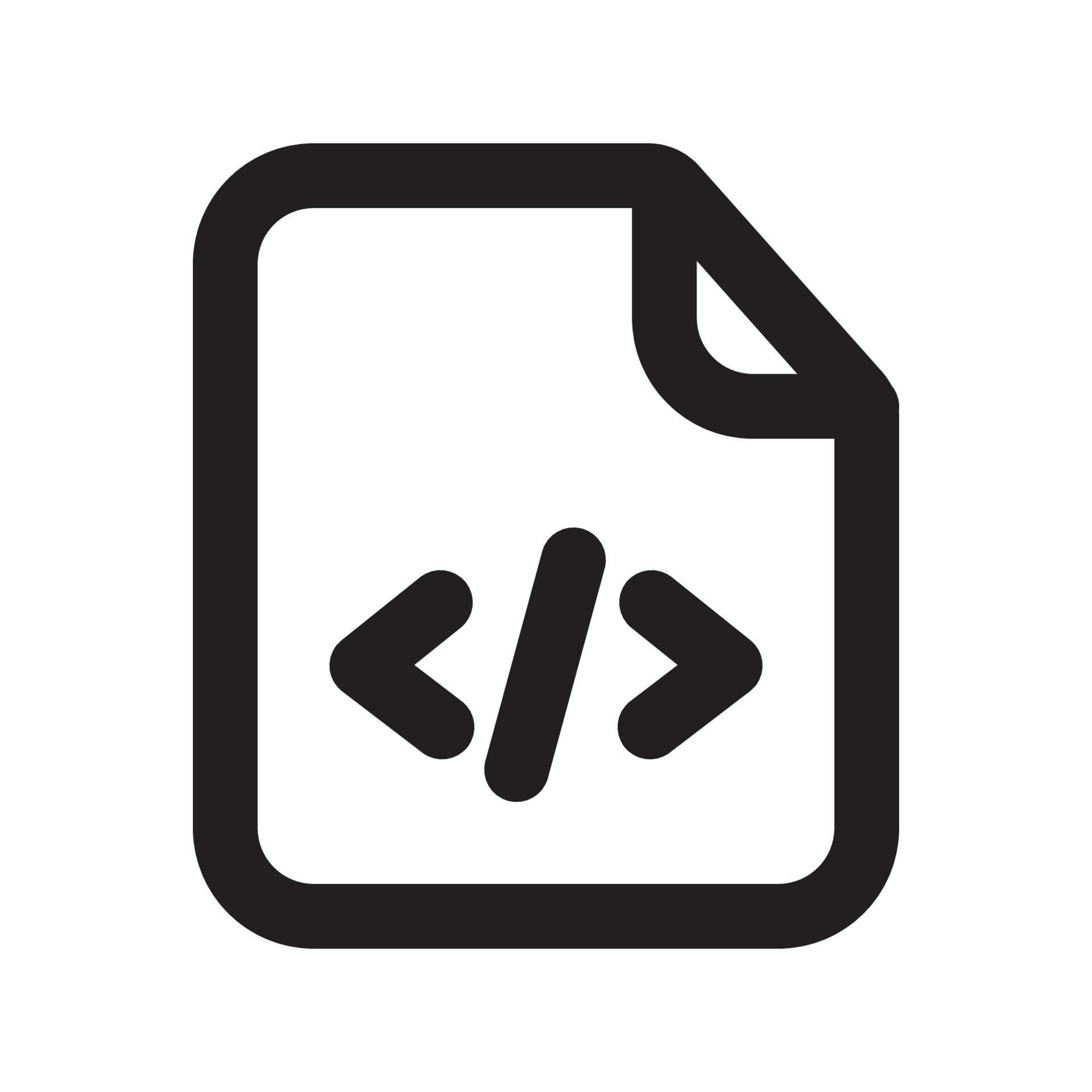 Coding Files Icon with Outline Style 10796910 Vector Art at Vecteezy