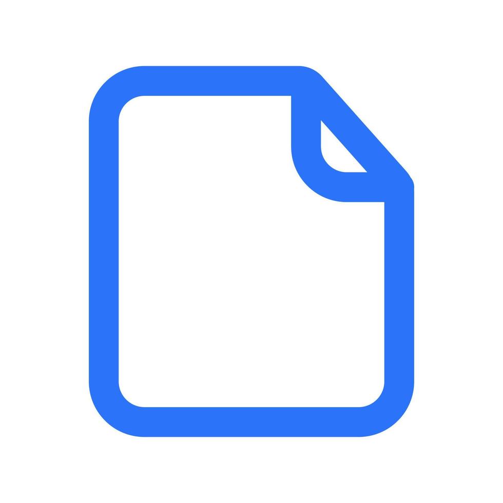 Blank Files Icon Two Tone Color vector