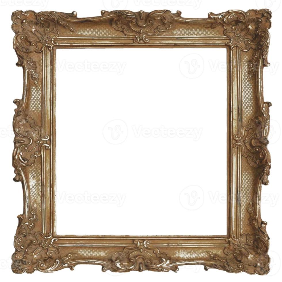 Antique frames isolated on picture photo