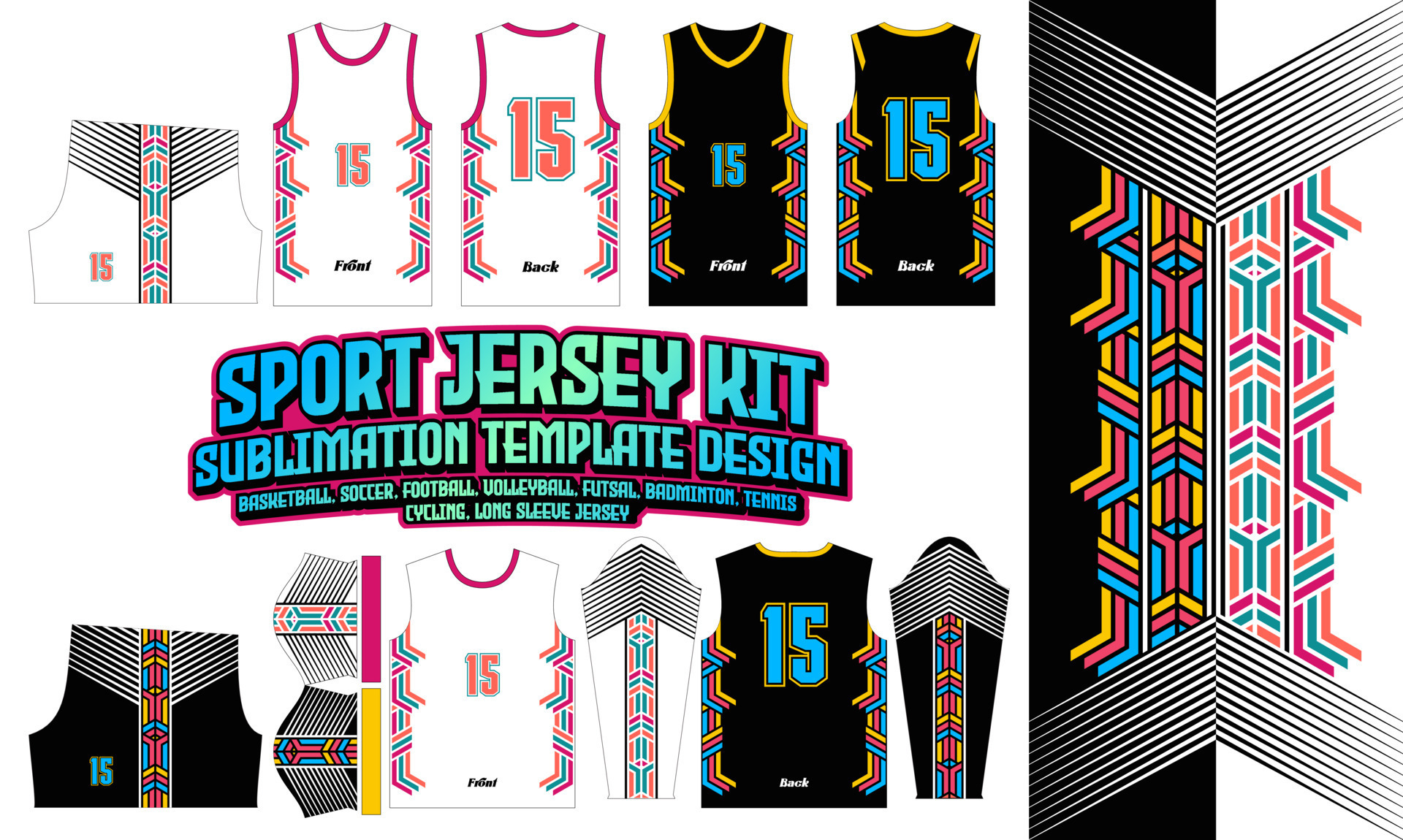 vector abstract design pattern for sports and sublimation printing jersey…   Abstract pattern design, Graphic design fun, Basketball jersey design  ideas sublimation
