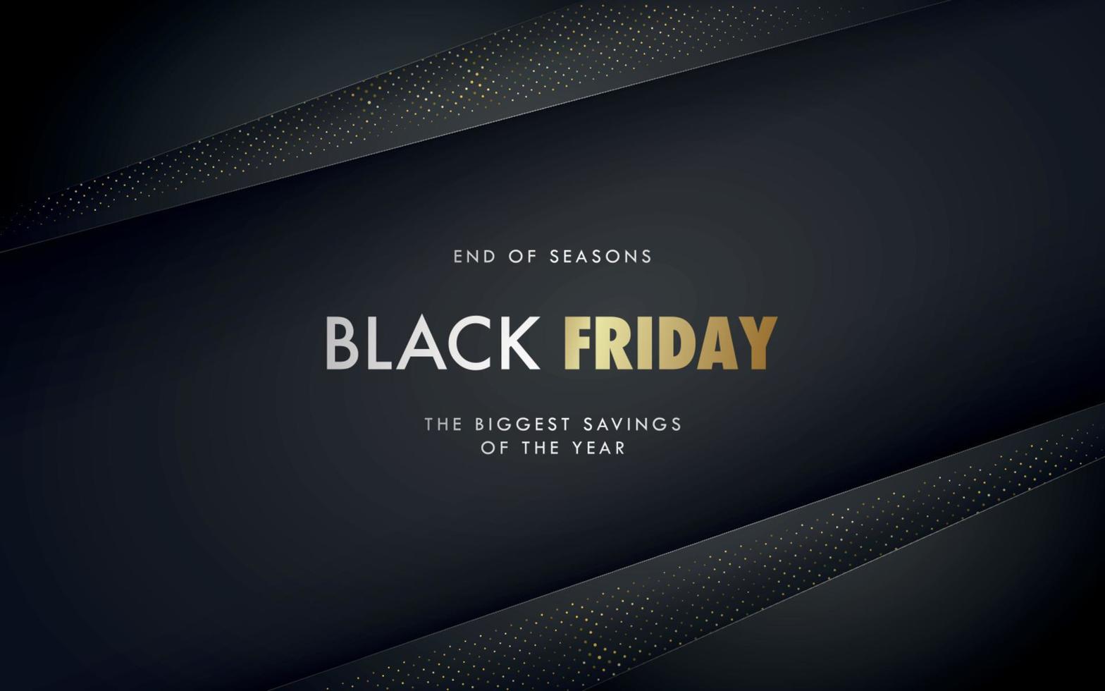 Black Friday vector banner.