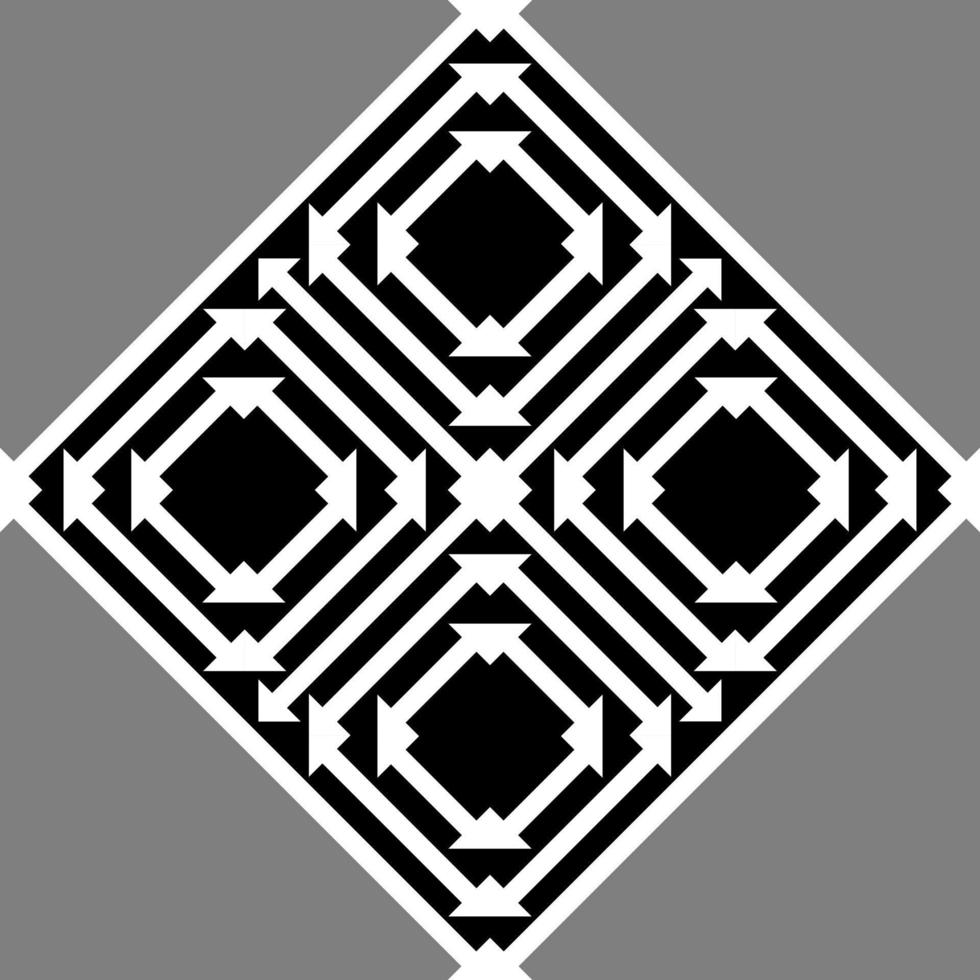 black white asian geometric  for printing on fabric ,Other products on demand vector