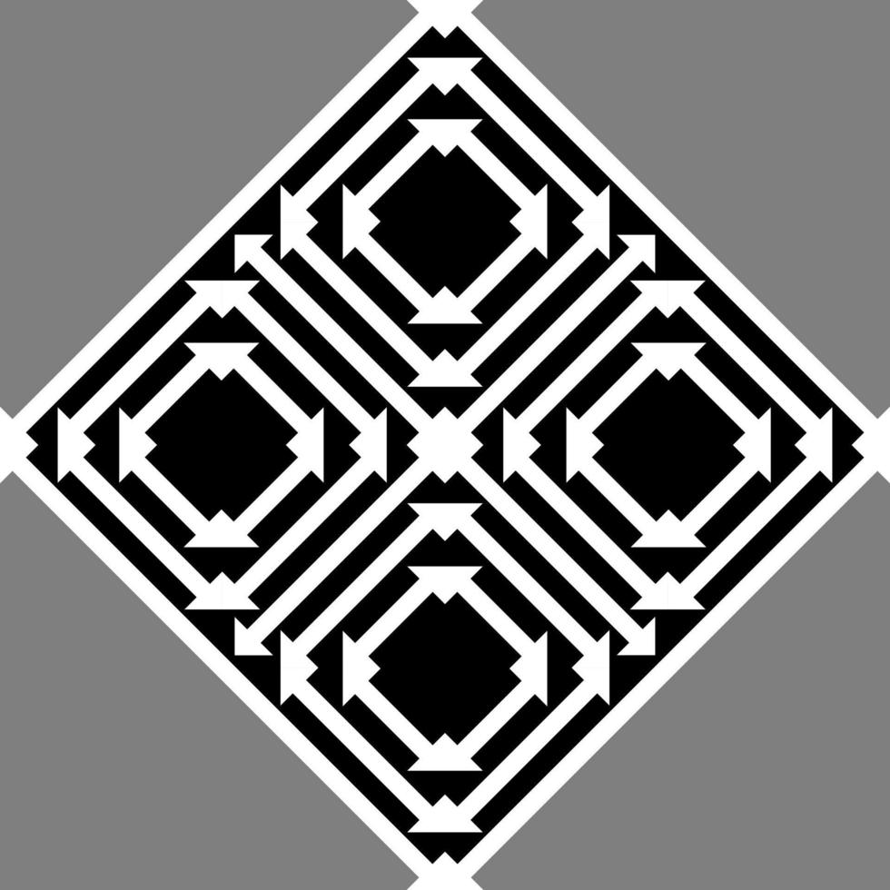 black white asian geometric  for printing on fabric ,Other products on demand vector