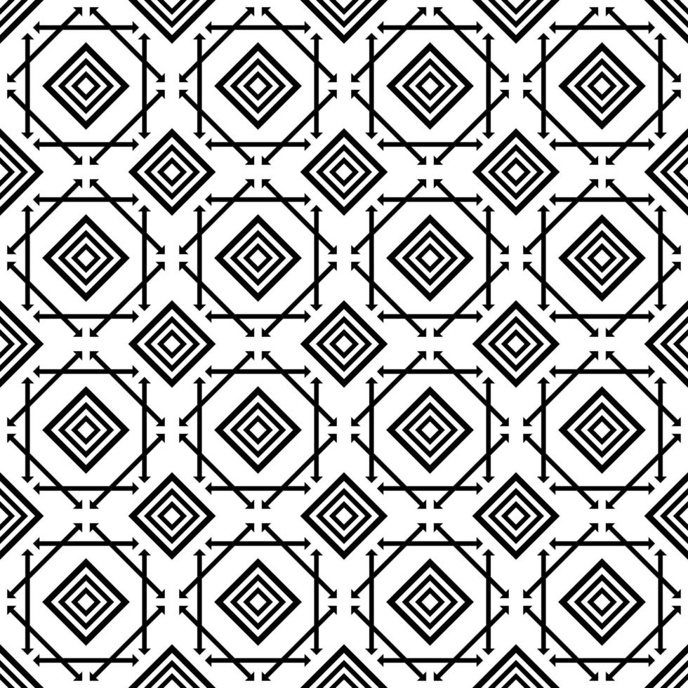 black white asian geometric  for printing on fabric ,Other products on demand vector