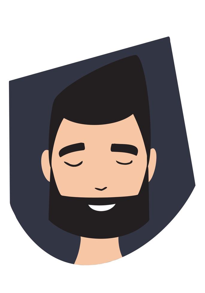 icono de vector masculino avatar