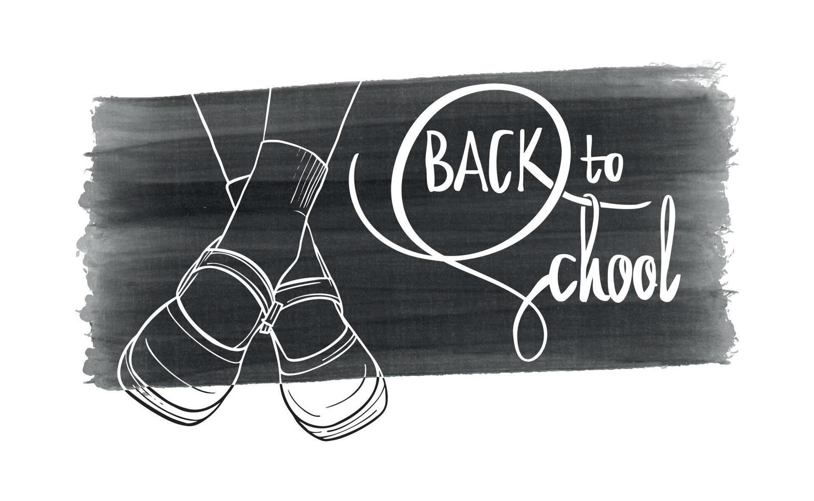 Back to School Vector Illustration Concept for Poster and Decorative Background