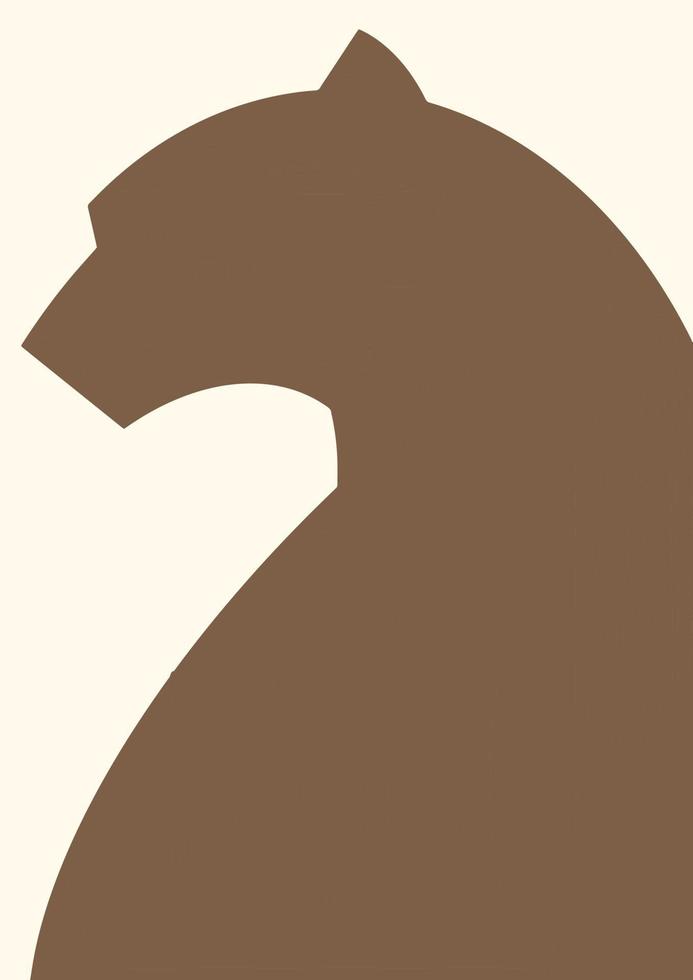 Leopard Silhouette Art for Wall Decor and Poster vector