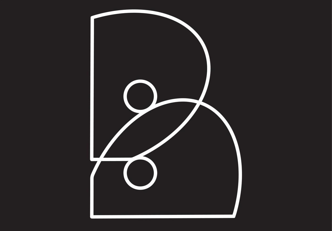 Letter B Logo Design vector