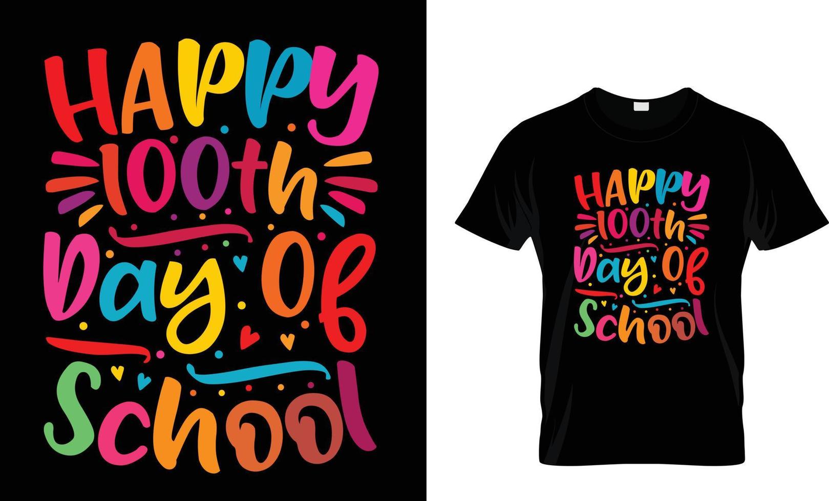 Back to School T-Shirt Design vector