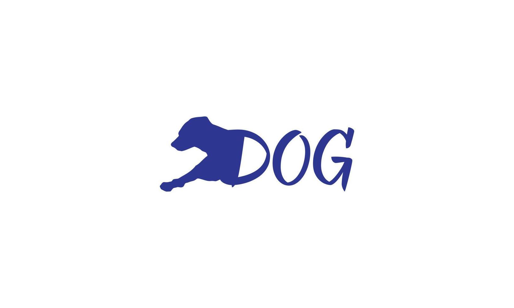 vector de icono de logotipo de entrenamiento de perros aislado