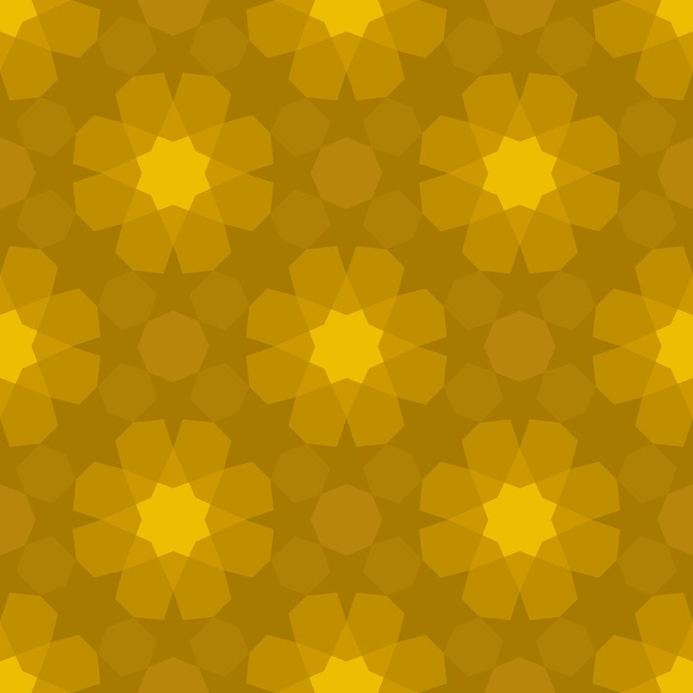 Seamless Golden Geometric Background Pattern vector