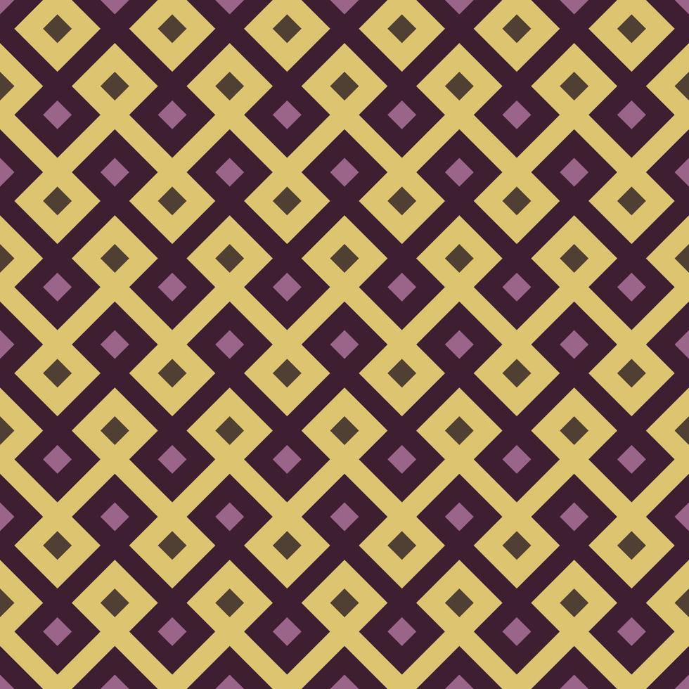 Crossed Square Pattern Seamless Background vector