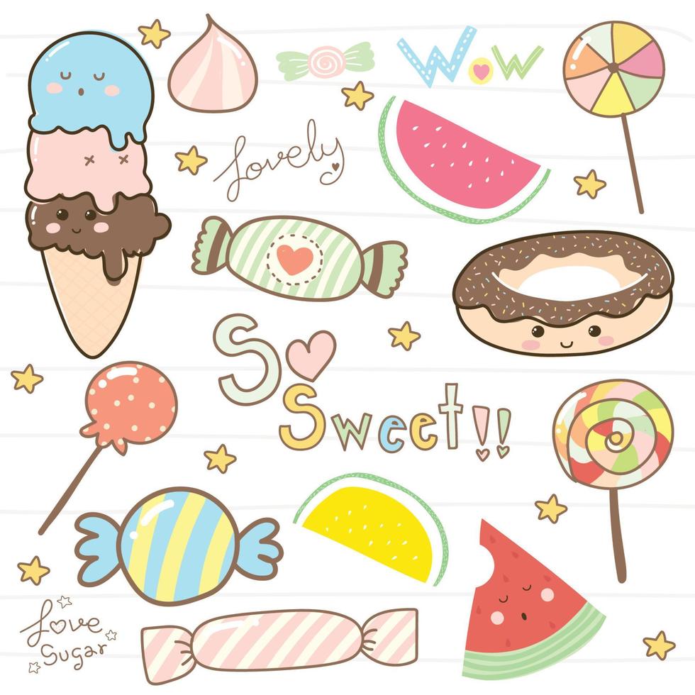 Animal cartoon charactor cute vector