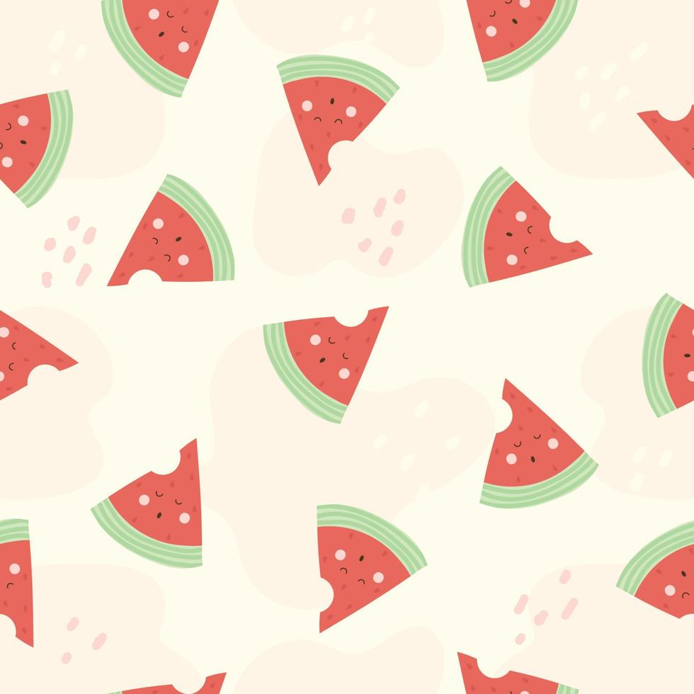 Seamless pattern fruit vector