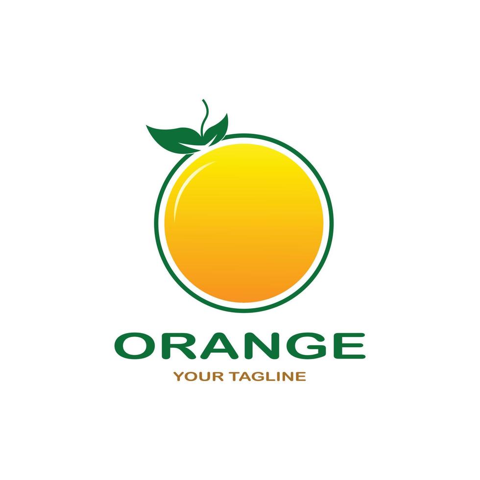 vector illustration of fresh citrus fruit is good to use for poster label emblem