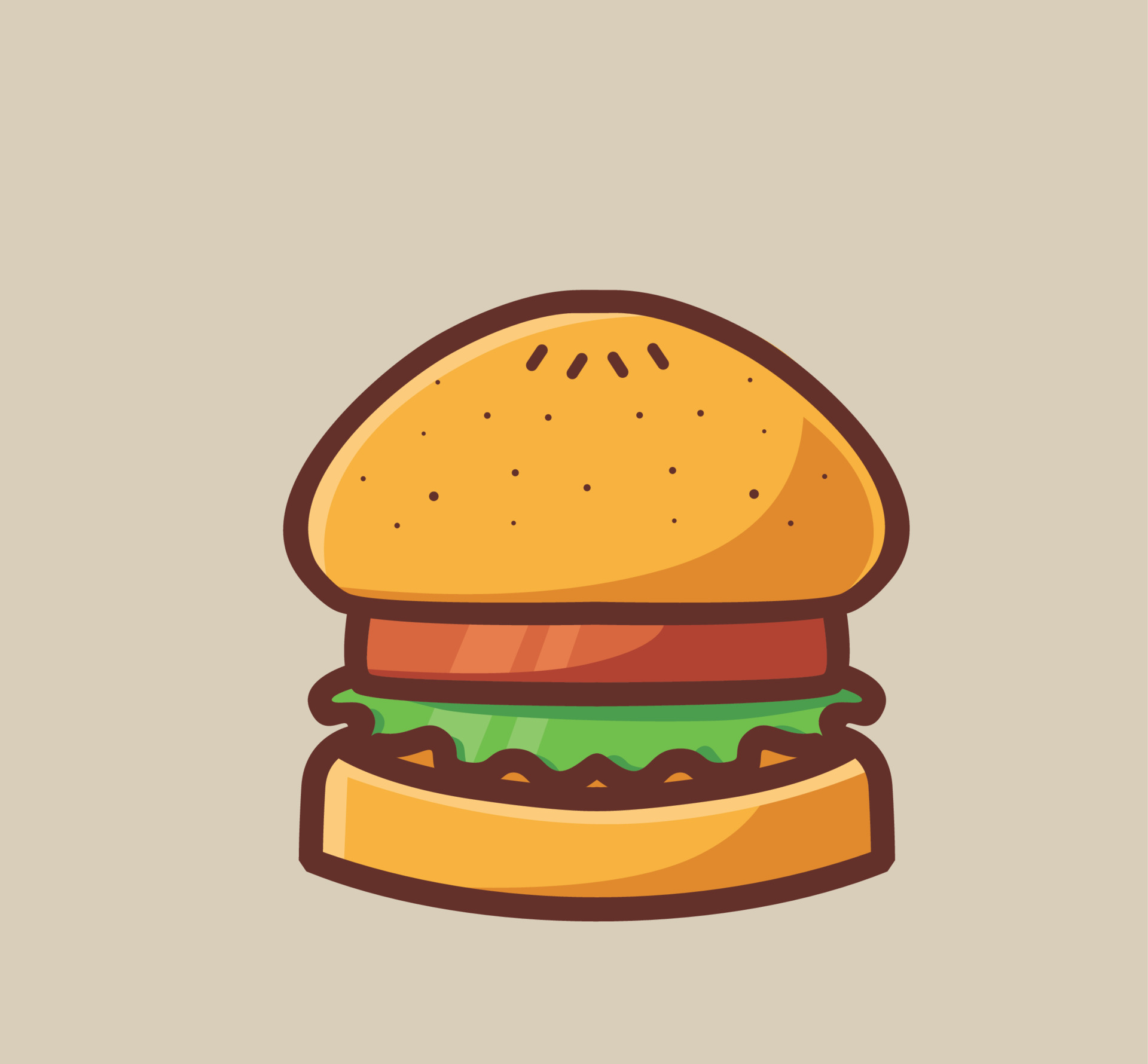 Premium Vector  Tasty hamburger or cheeseburger fast food sticker
