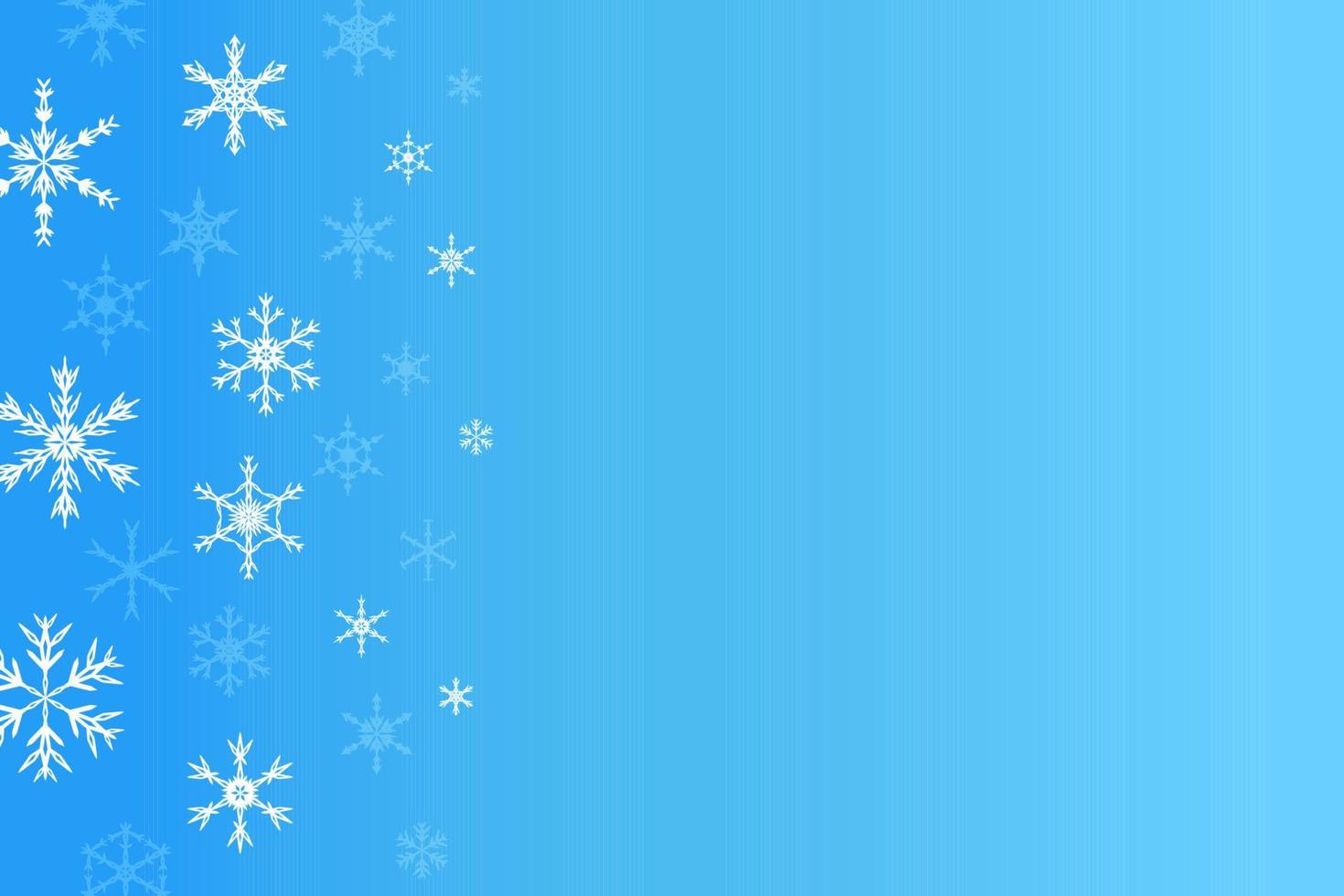 Fondo de Navidad azul abstracto de lujo con copos de nieve geométricos. vector