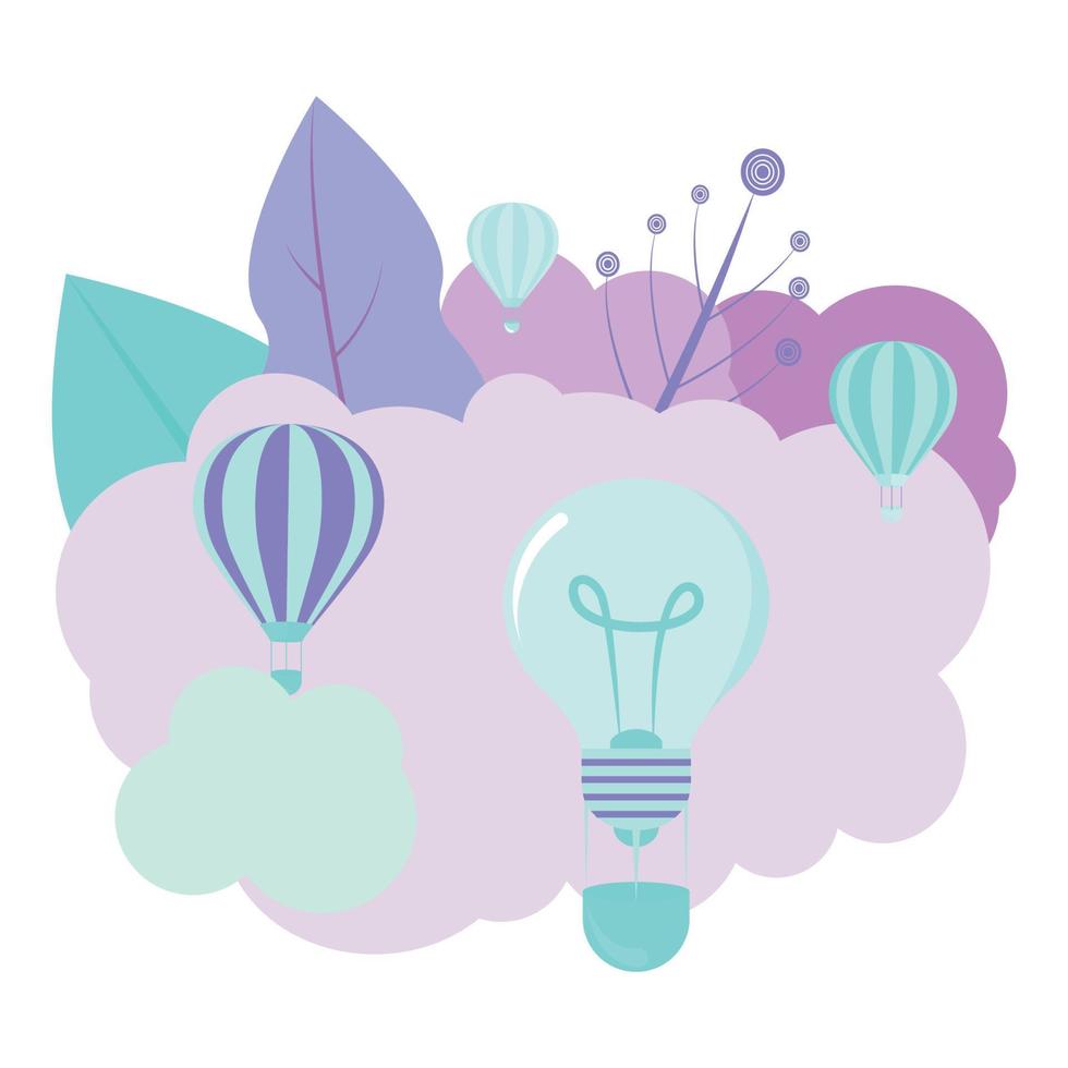 Flying high with creativity vector
