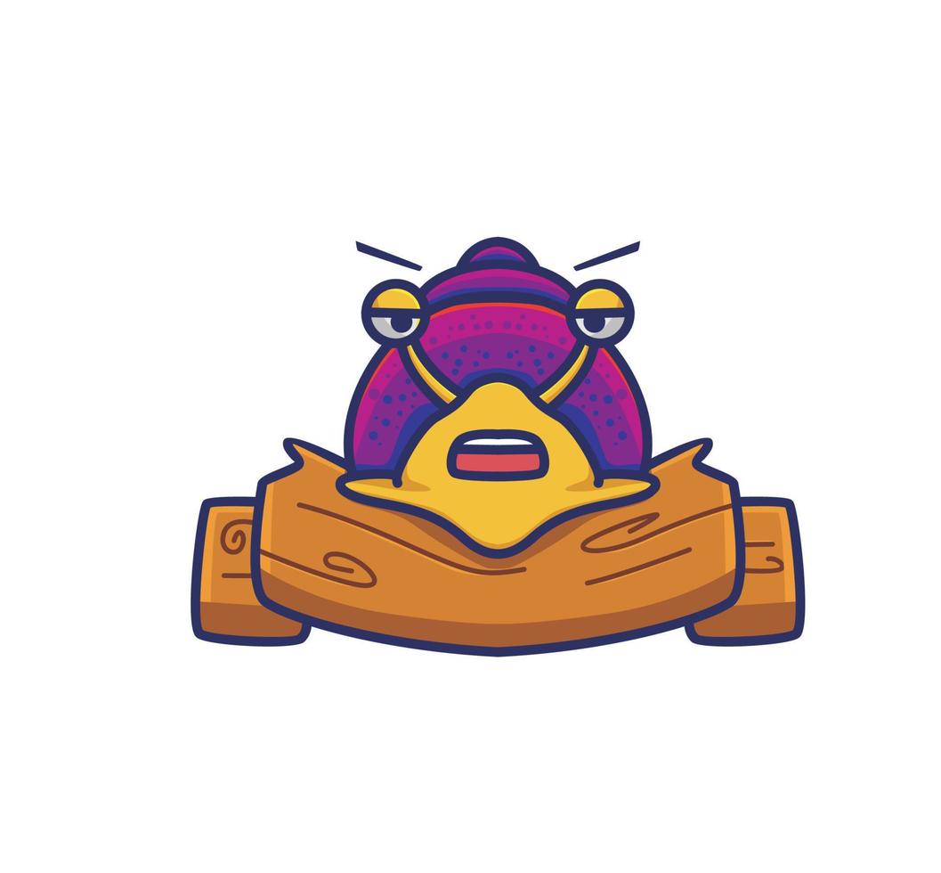 lindo soporte de caracol en textura de madera. animal plana caricatura estilo ilustración icono premium vector logo mascota adecuado para diseño web banner carácter