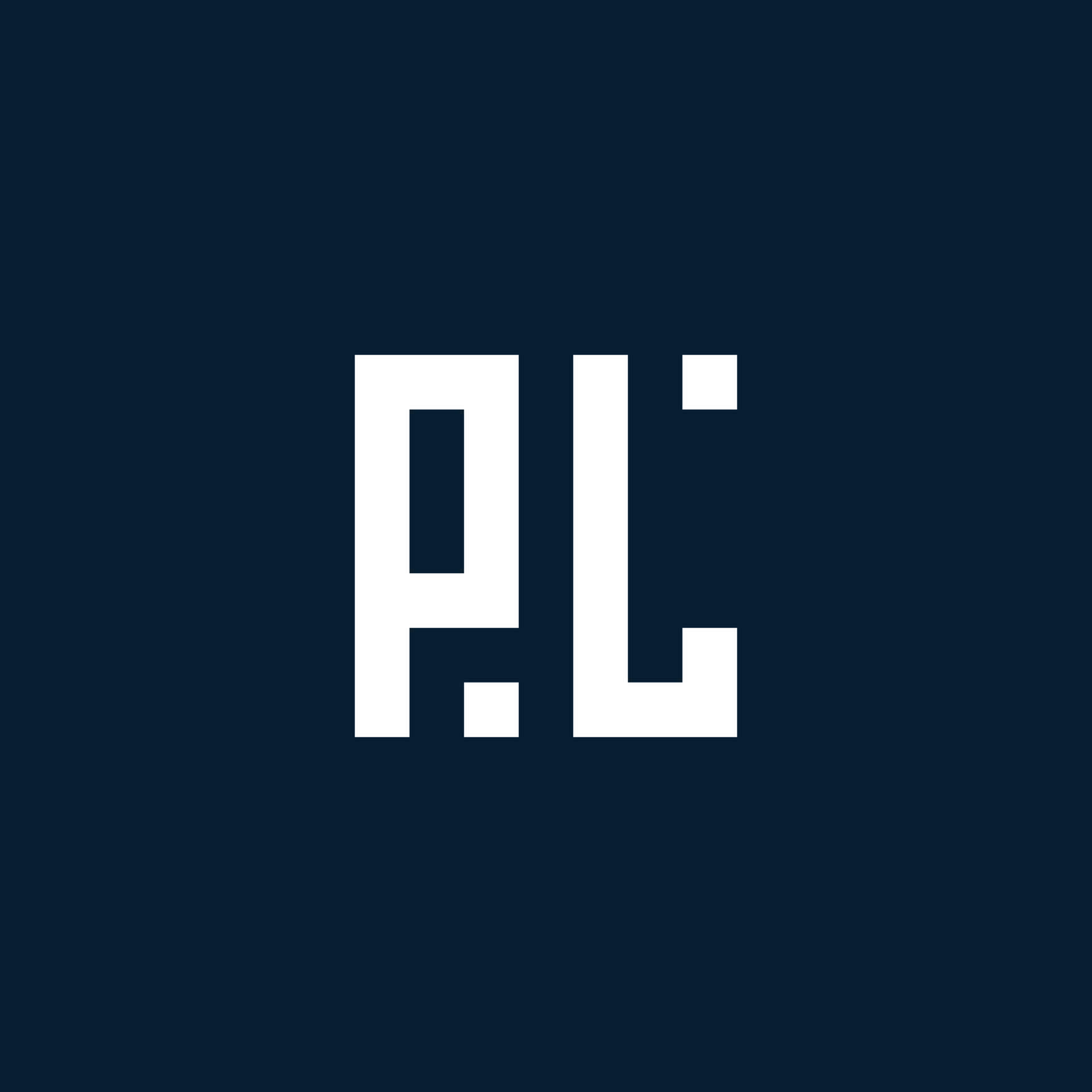 PL initial monogram logo with geometric style 10804332 Vector Art at ...