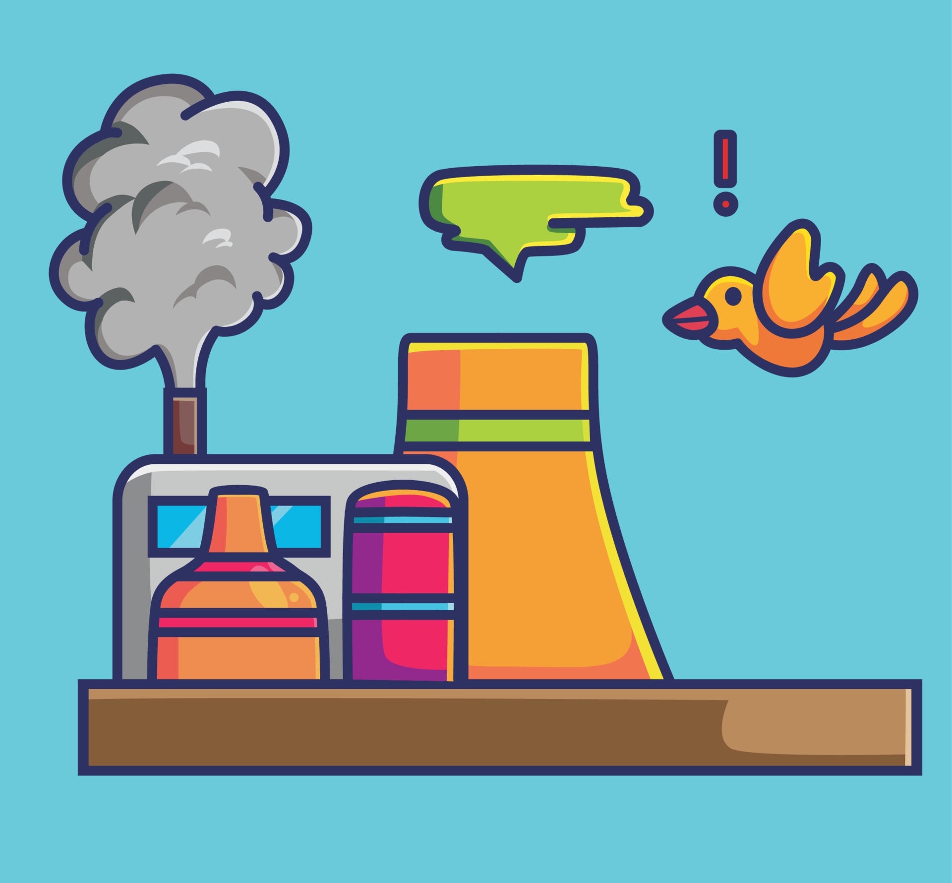 cute bird flying on factory pollution. Animal cartoon Isolated Flat Style Sticker Web Design Icon illustration Premium Vector Logo mascot character 10806200 Vector Art at Vecteezy cute bird flying on factory pollution. Animal cartoon Isolated Flat Style Sticker Web Design Icon illustration Premium Vector Logo mascot character 10806200 Vector Art at Vecteezy