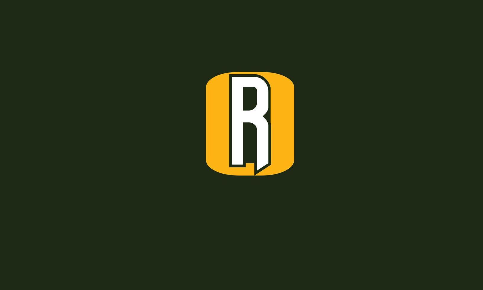 alfabeto letras iniciales monograma logo ro, o, r y o vector