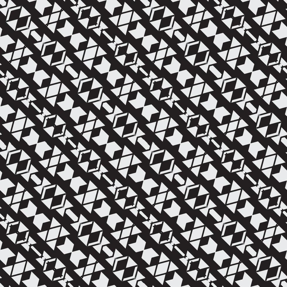 black and white color line and shape geometric triangle geometry pattern background, illustration technology digital art vector