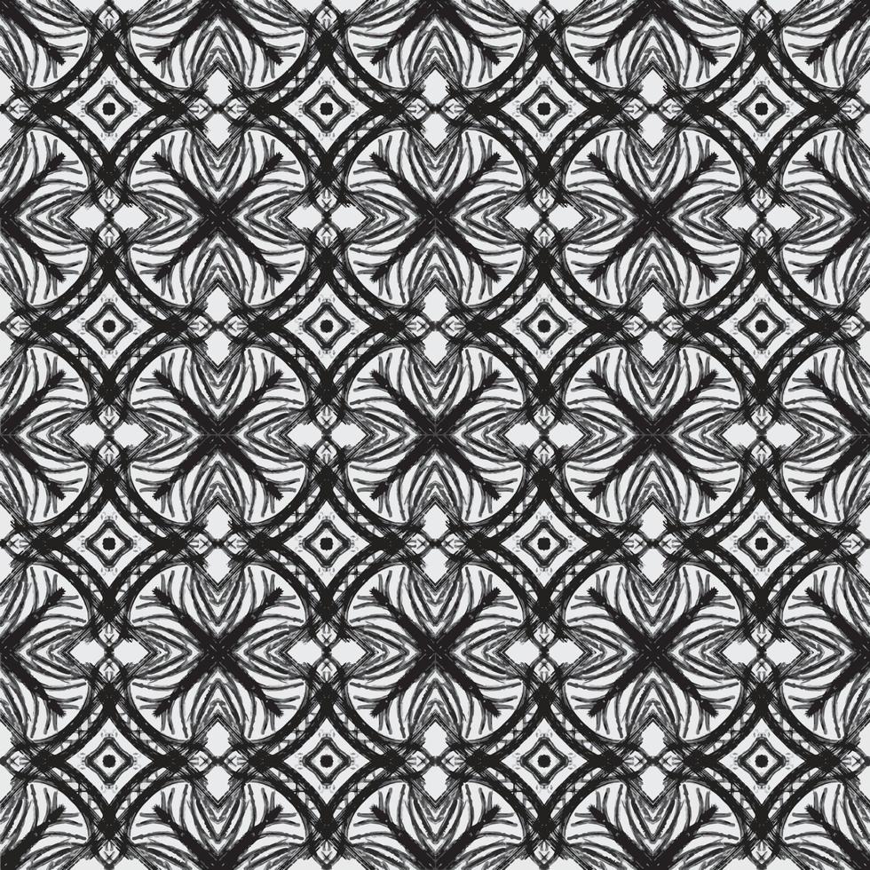 sombreado de líneas abstracto sin fisuras de fondo, estilo de arte de ornamento de arte de ilustración de tela étnica monocromática. vector