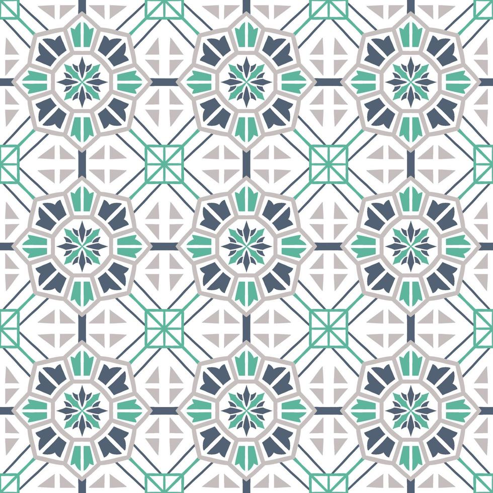 Seamless pattern decorative, flower pattern in vintage mandala style for tattoos, fabrics or decorations and more vector