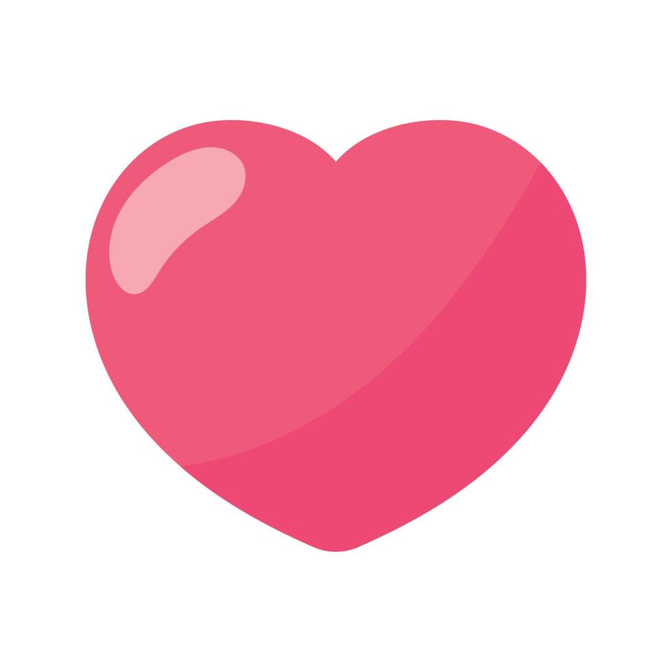 love heart icon vector