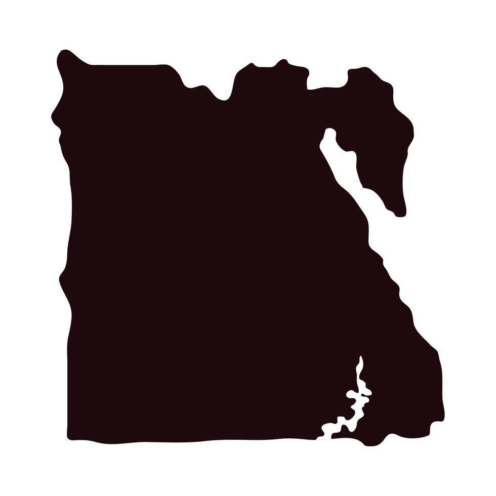 map of Egypt vector