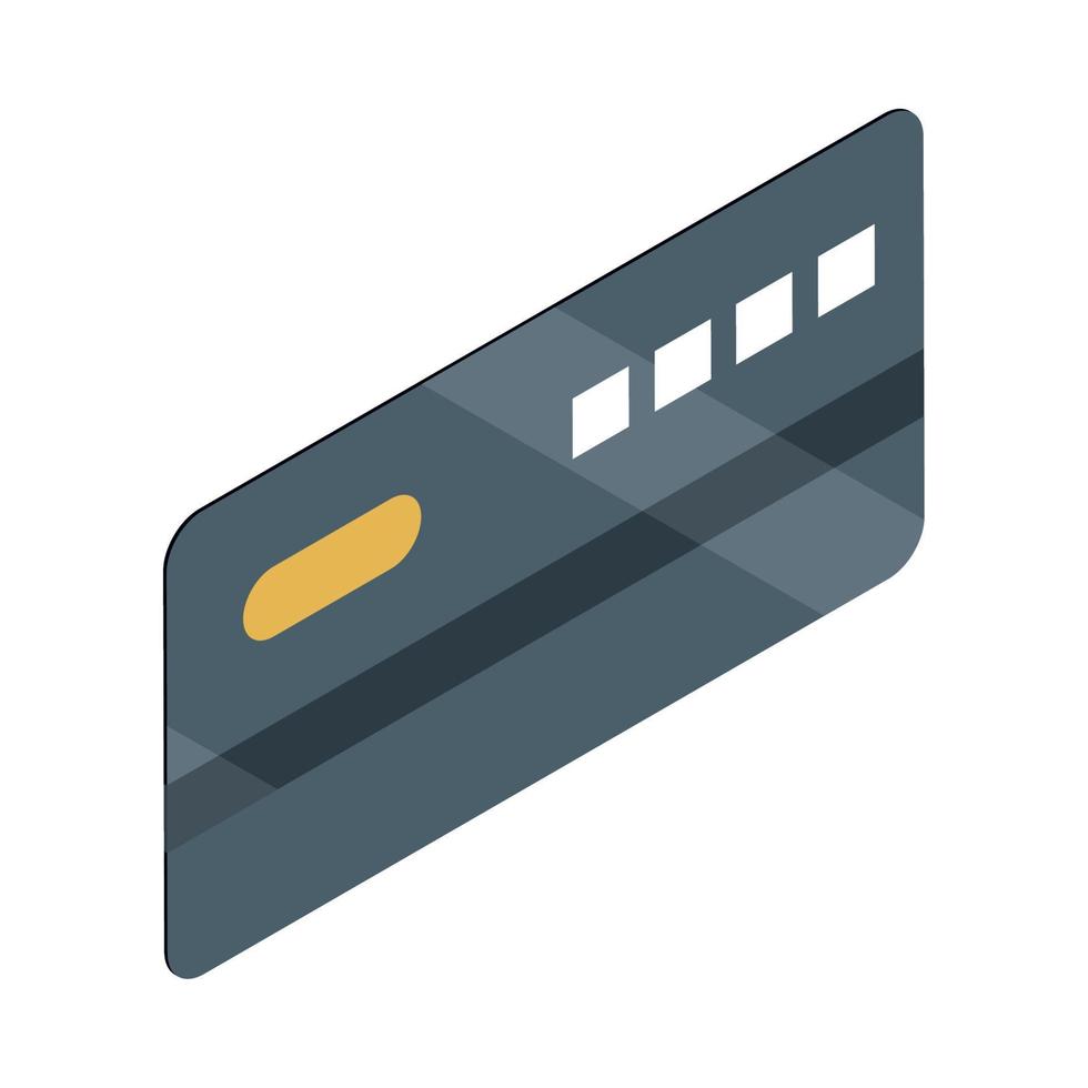 credit card icon vector