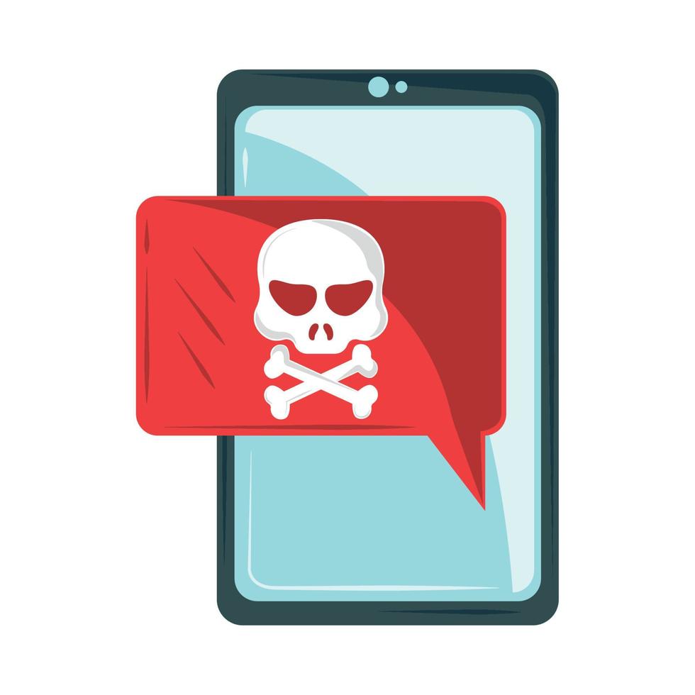 smartphone fraud internet vector