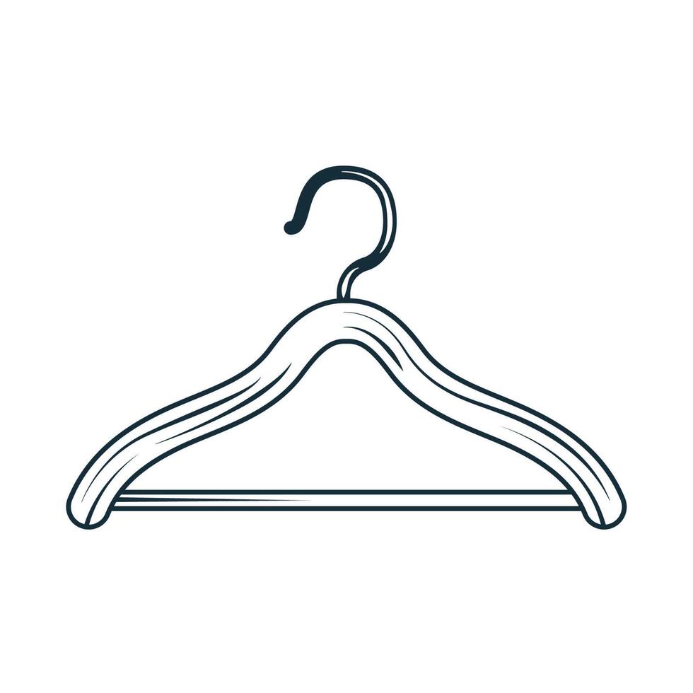 clothes hanger laundry 10807208 Vector Art at Vecteezy