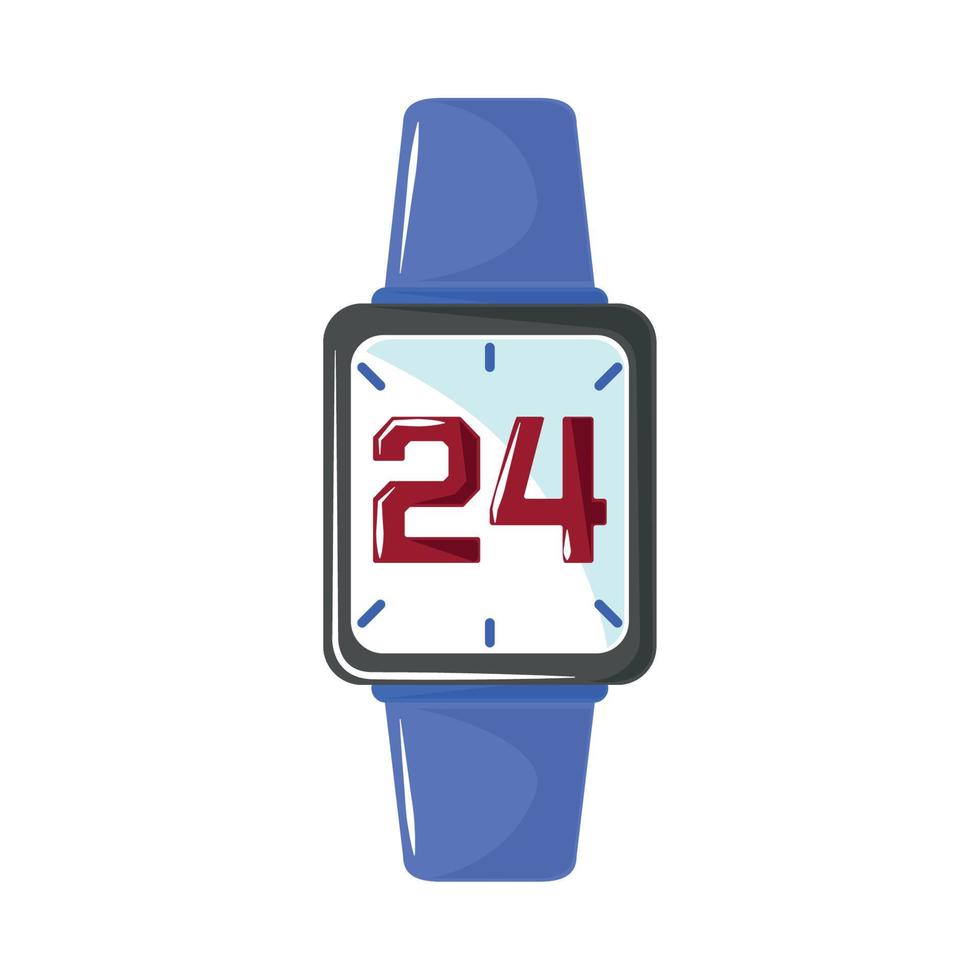 wristwatch timer icon vector