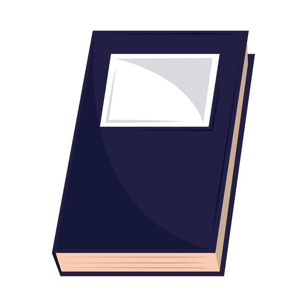 book hardcover style vector