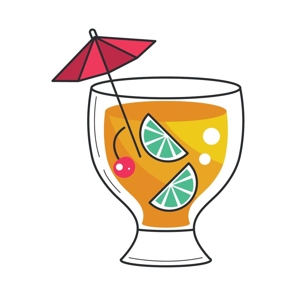 cocktail vector icon