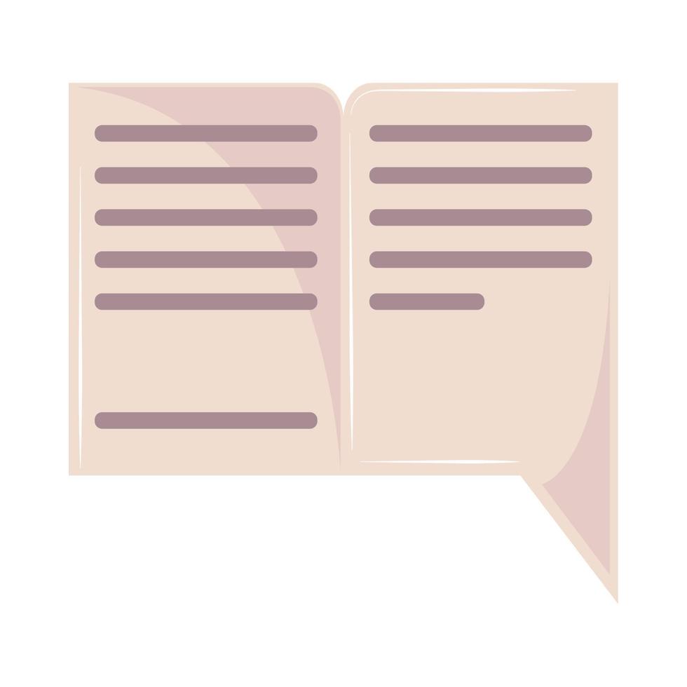 ebook flat icon vector